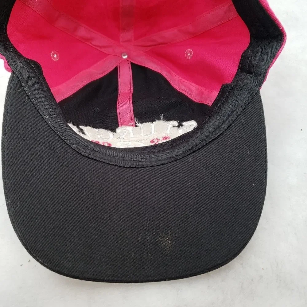 Sturgis Motorcycle Hills Ralley cap hat 2018 womens pink black butterfly 78